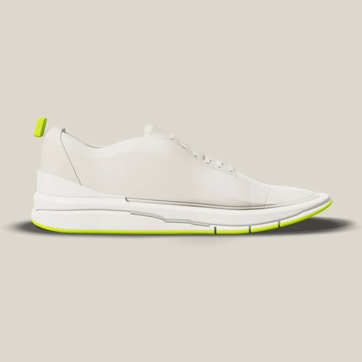 A-01 Drift in Bone/Lime, side view.