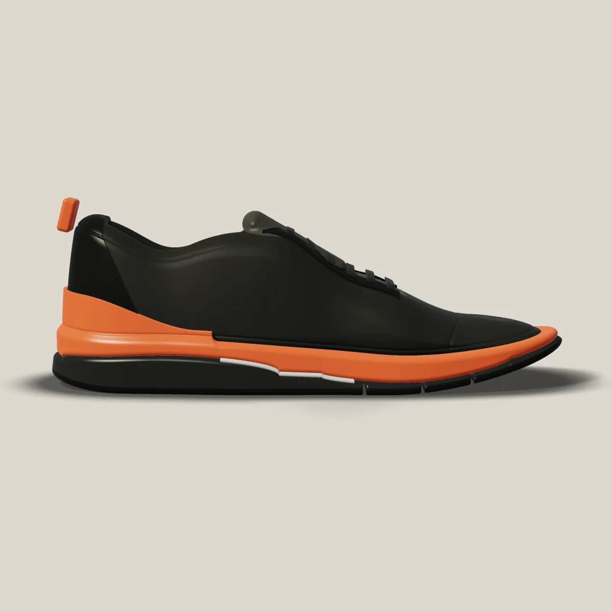 A-01 Drift side profile showing the flex grooves under the forefoot.