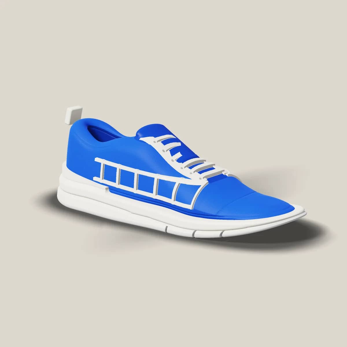 Relay in Cobalt/Bone, three-quarter view