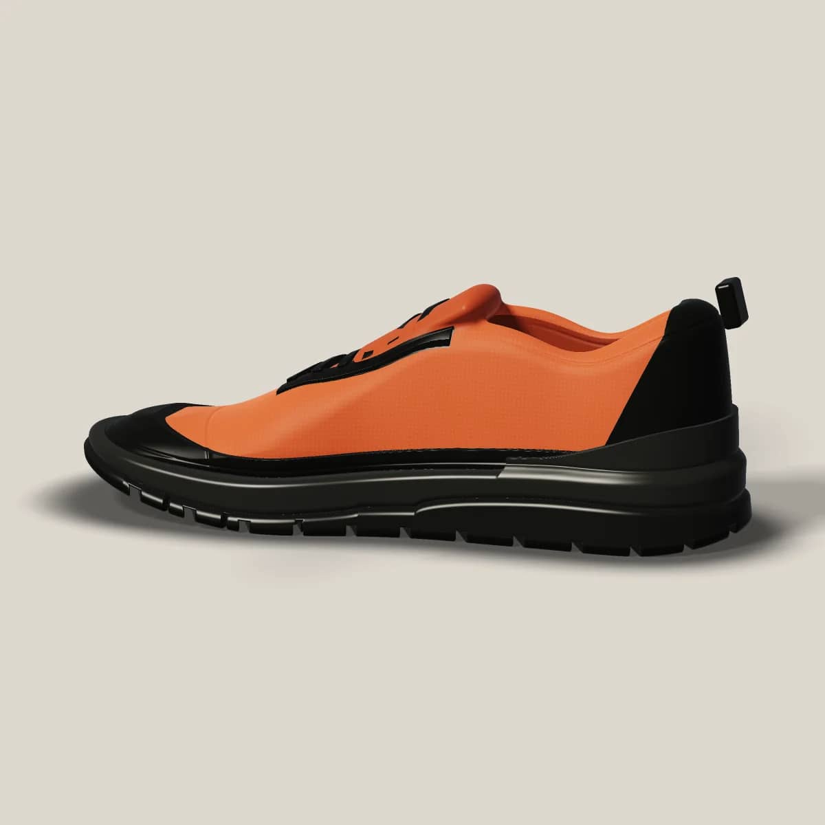 F-04 Rift in Oxide/Black, heel view