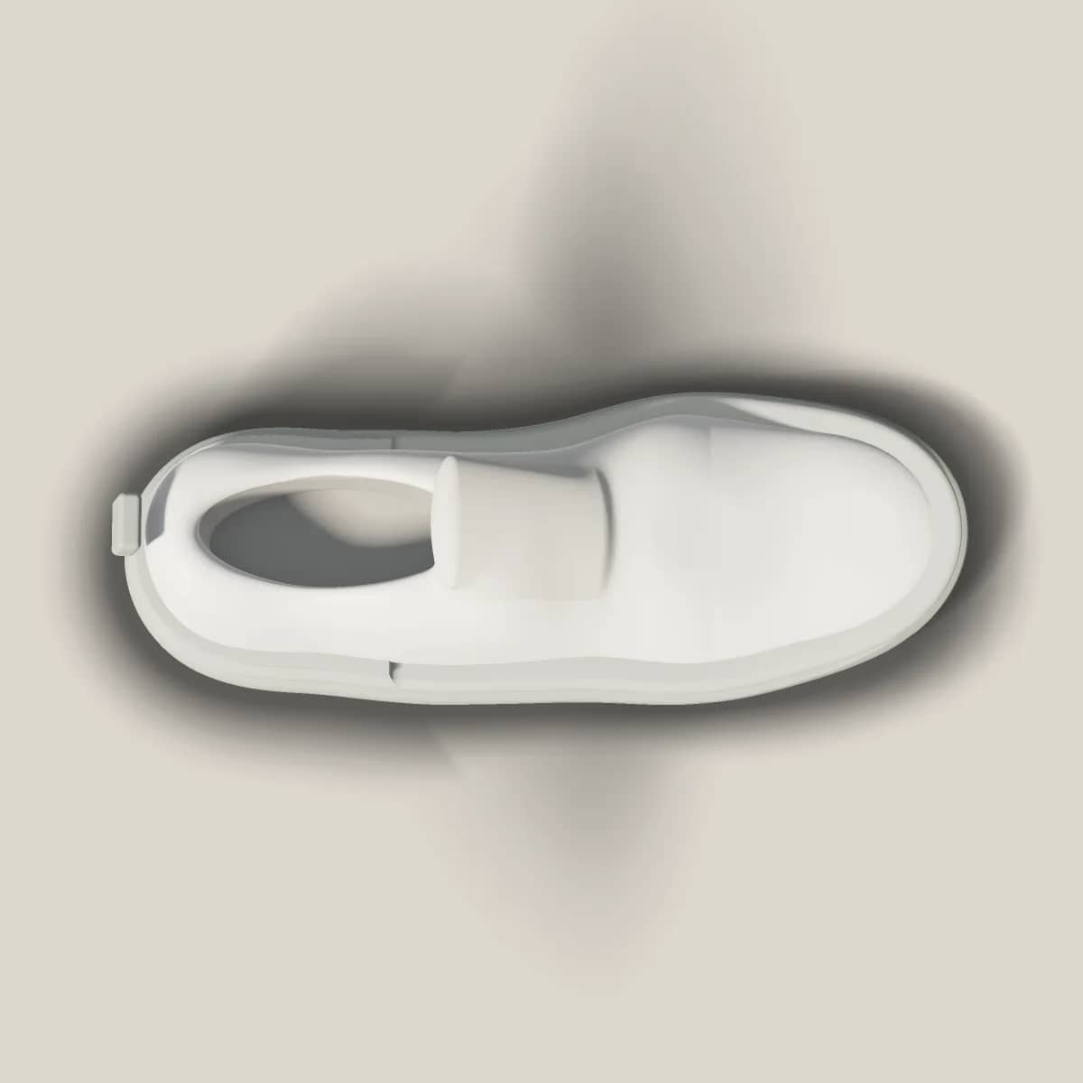 S-05 Plane in Chalk/Alloy, top view