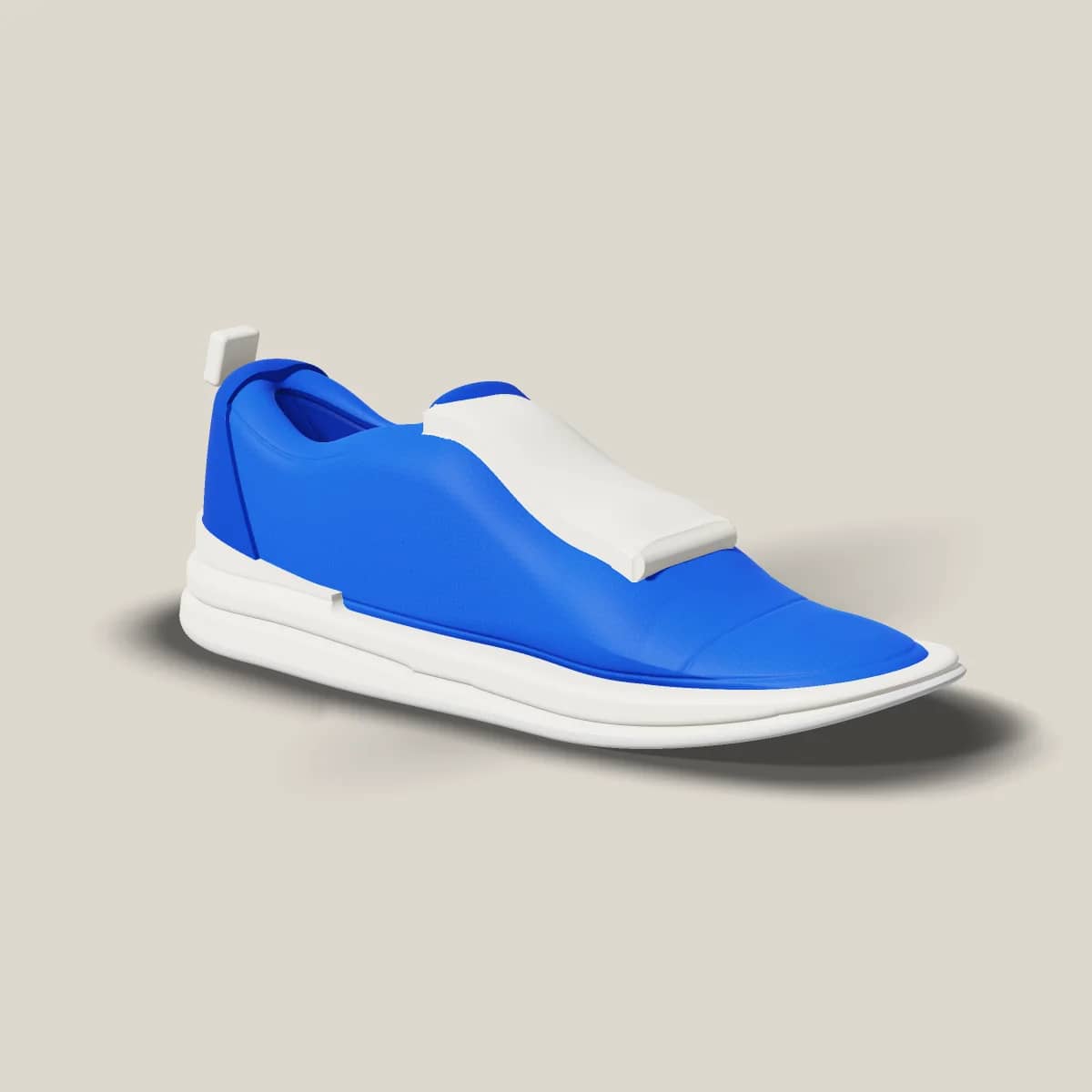 S-06 Fold in Cobalt/Bone, side view
